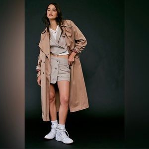 Free People soho rain trench coat